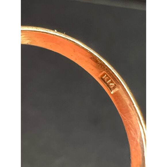 Vintage 14K Gold Cluster Pearl Cocktail Ring – Mid Century Dome Design- size 6 - Picture 4 of 16